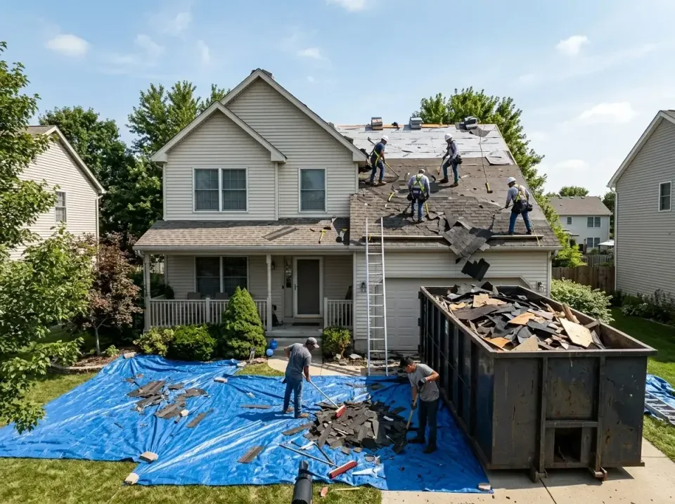 roof-replacement-debris-remova-004 — frequently asked questions, Cheapest Dumpster Rentals in Mount Olive, AL